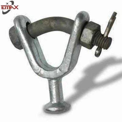 Pobite en acier galvanisé Clevis de type bille de type